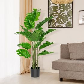 5 Feet Artificial Tree Faux Monstera Deliciosa Plant for Home Indoor and Outdoor 5 Feet Artificial Tree Faux Monstera Deliciosa Plant for Home Indoor and Outdoor