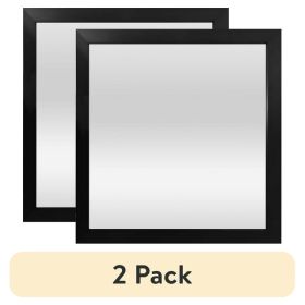 (2 pack) 16'' x 16'' Basic Black Mirror (2 pack) 16'' x 16'' Basic Black Mirror
